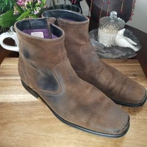 Rockport Adiprene By Adidas Distressed Zip Boots